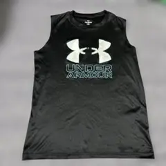 UNDER ARMOUR ブラック ノースリーブタンクトップ YXL