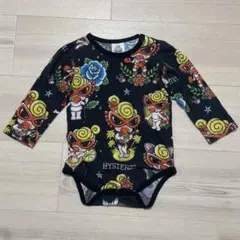 HYSTERIC MINI ロンパース 70cm 長袖　総柄のサムネイル
