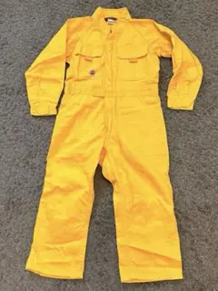 イエロー つなぎ BULWORKS Kids オーバーオール 黄色 100cm~