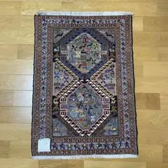 在庫一掃セール】アルデビル キリム ウールシルク 97cm×73cm - メルカリ