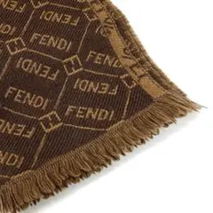 極美品】FENDI フェンディ ズッカ柄 マフラー イタリア製 FF ストール