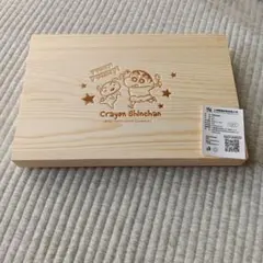 クレヨンしんちゃんの木製スプーン３本フォーク３本セット、木製ボックス クレヨンしんちゃんの木製スプーン3本フォーク3本セット、木製