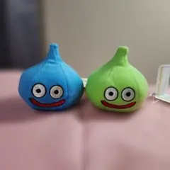 ぶ*ろ様 ドラゴンクエスト スライム ぬいぐるみ　2個セット ブルー グリーン