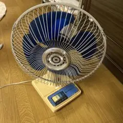 HITACHI 昭和レトロ 扇風機 青羽根 レトロ家電 - メルカリ