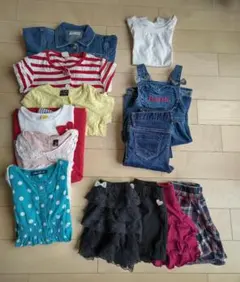 まとめ売り　女の子　夏服　110㌢　13点