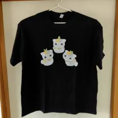キャラクター プリント Tシャツ 5XL 黒