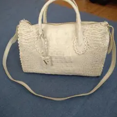 フルラ FURLA 型押しクロコ ショルダーバッグ ボストン