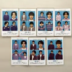 なにわ男子 開運証明写真 7枚セット まとめ売り