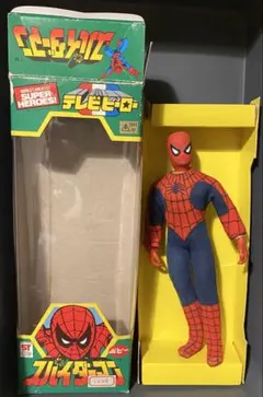 6月末まで値引⭐︎スパイダーマン ソフビ フィギュア 2体セット - メルカリ