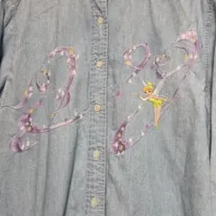 ティンカーベル刺繍デニムシャツのサムネイル