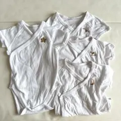 前開きロンパースユニクロ4点セット