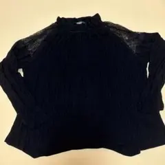 ZARA ブラック 長袖 トップス L
