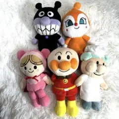 アンパンマン　プリちぃ★ビーンズ　ぬいぐるみ　5個