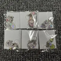 韓国限定】クッキーランキングダム アクリルキーリング8個セットバラ