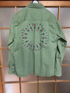 Power To The People グリーンミリタリージャケット L