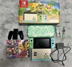Nintendo Switch 本体 ゲームソフト3本　キャリングケース付き
