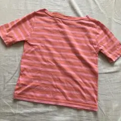 セントジェームス　6y キッズ　半袖　Tシャツ　ボーダー　オレンジ　ピンクのサムネイル