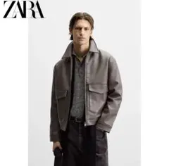 ZARA フェイクレザージャケット