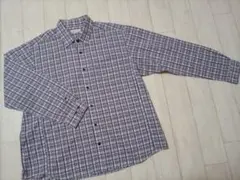 美品/SIMPLE LIFE/シンプルライフ/チェック/シャツ/４Ｌ/オーバー