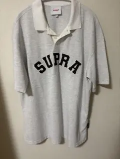 SUPRA ポロシャツ グレー