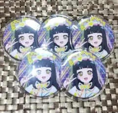 鈴風つむぎ　缶バッジ 鈴風つむぎ 真実夜チィ 缶バッジ アニメージュ ひみつのアイプリ