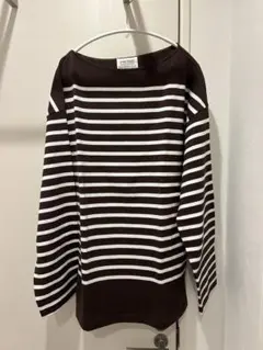 INSCRIRE ボーダーカットソー ブラウン M