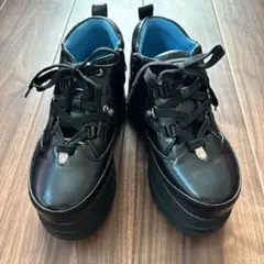 YOSUKE ブラック 厚底スニーカー 24.5cm 未使用