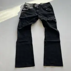 00s archive flare cargo pants y2k 多ポケット - メルカリ