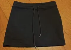 黒のスウェットミニスカート Dazy