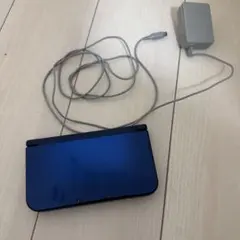 ニンテンドー3DS LL 青 本体 充電器付き メタリックブルー