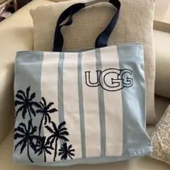 UGG トートバッグ 水色 ストライプ　ハワイのサムネイル