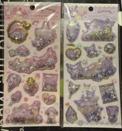 サンリオキャラクターズ キラキラカプセルシール マイメロディ クロミ