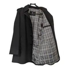 バーバリー ブラックレーベル チェスターコート カシミア混 ラムウール ブラック 2026年最新】BURBERRY BLACK LABEL メンズ チェスターコートの人気