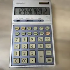 シャープ　12桁電卓　EL-N852