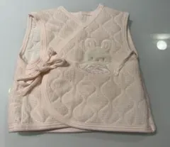 ウサギ刺繍付きベビーベスト