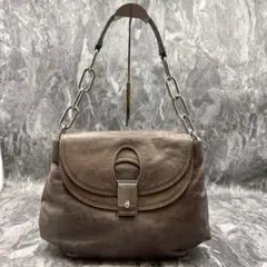 希少 MARC JACOBS チェーン y2kショルダーバッグ 本革　1068