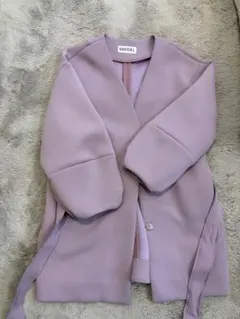 SNIDEL ジャージボリュームスリーブ　ハーフコート　サイズF