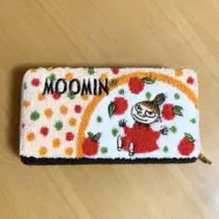 MOOMIN リトルミイ サガラ刺繍 ラウンドファスナー長財布　タオル地のサムネイル