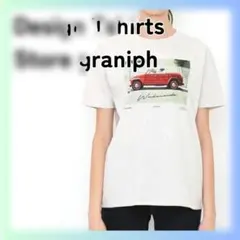 グラニフ graniph Tシャツ ウィークエンドドライブ SSサイズ ホワイト