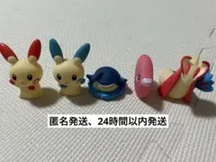 ポケモンキッズ　指人形　プラスル、マイナン、ホエルコ、ラブカス、ミロカロス