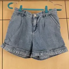 LOVE TOXIC デニムショートパンツ
