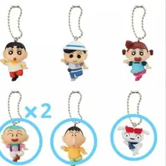クレヨンしんちゃん 　チャーム3種4個セット （新品未開封）