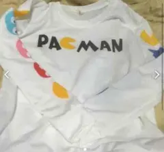 PAC-MAN パックマン 長袖Tシャツ ホワイトのサムネイル