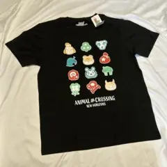 廃盤　新品 【L】どうぶつの森 tシャツ アイコンロゴ 任天堂のサムネイル