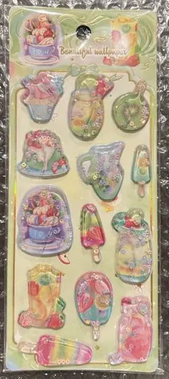 ウォーターシール スイーツ グリーン シャカシャカ 匿名配送