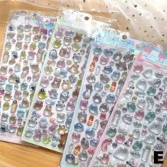 ゆるかわおばけ ゴースト 3Dステッカー 立体シール ぷくぷく 4枚セット