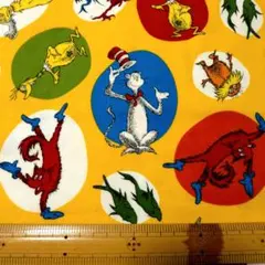 Dr.スース柄·フランネル生地200cm ROBERT KAUFMAN