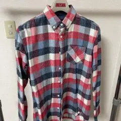 BEAMS HEART 古着 厚手チェックネルシャツ