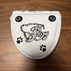 ルーズベルトテディベア パター用ヘッドカバー マレット型 ホワイト