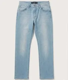 ライトブルー ストレートデニムパンツ